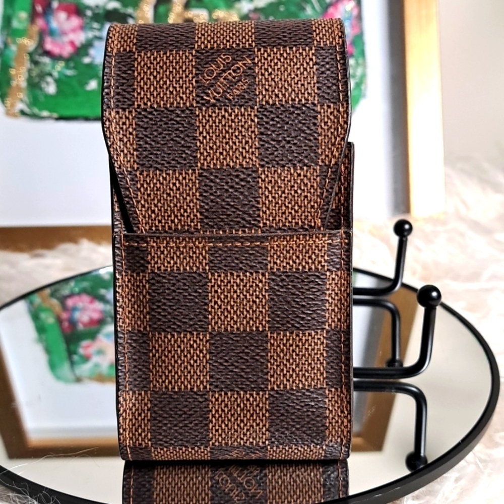 Louis Vuitton Vintage Damier Ebene Cigarette Holder EUC